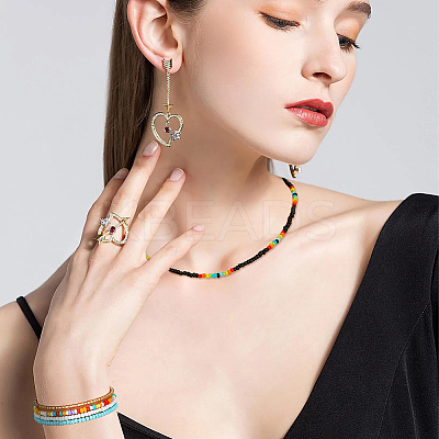 Colorful Jewerly Set SJEW-FI0001-08-1