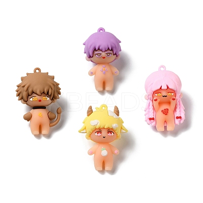 PVC Plastic Cartoon Big Pendants LS-PVC-Q095-05C-1