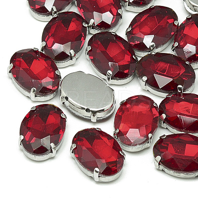Sew on Rhinestone RGLA-T091-10x14mm-07P-1