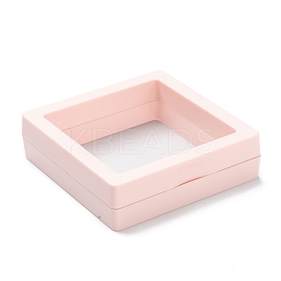 Square Transparent PE Thin Film Suspension Jewelry Display Box CON-D009-01B-04-1