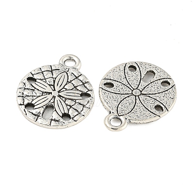 Tibetan Style Alloy Pendants TIBEP-GC017-AS-RS-1
