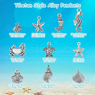 Tibetan Style Alloy Pendants TIBEP-CJ0001-10-1