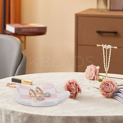 Ceramic Food Plate AJEW-SP0005-04A-1