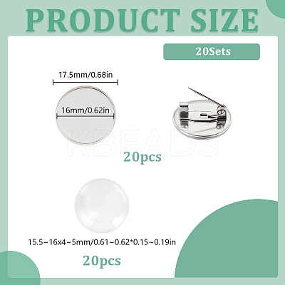DIY Brooch Making Kits DIY-HY0003-02P-01-1