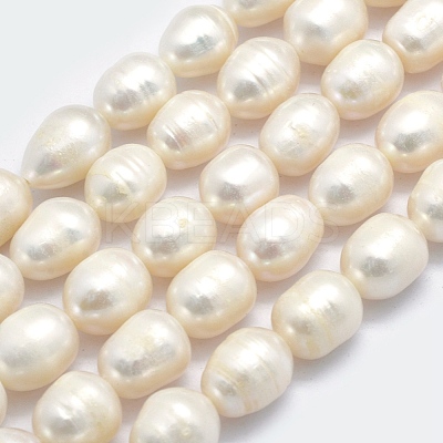 Natural Cultured Freshwater Pearl Beads Strands PEAR-I003-02-1