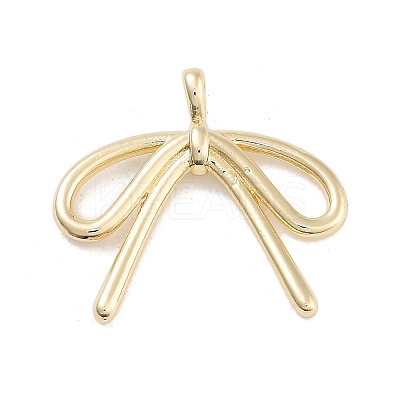 Brass Pave Clear Cubic Zirconia Pendants KK-Z061-20G-01-1