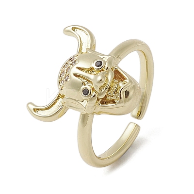 Brass Adjustable Rings RJEW-K257-88B-G-1