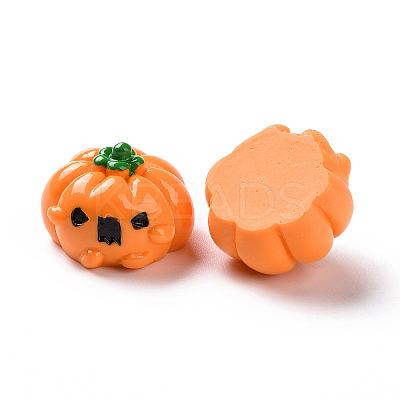 Halloween Opaque Resin Cabochons RESI-D063-15B-1