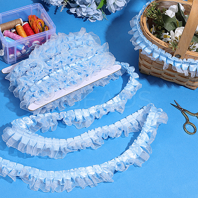 1Pc Polyester Ruffled Trimming DIY-ME0003-35B-1