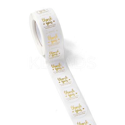 Thank You Stickers Roll LS-DIY-O021-08A-1