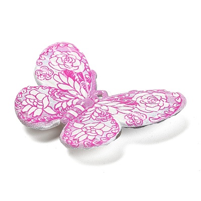 Printed Opaque Acrylic Beads MACR-R004-02C-1