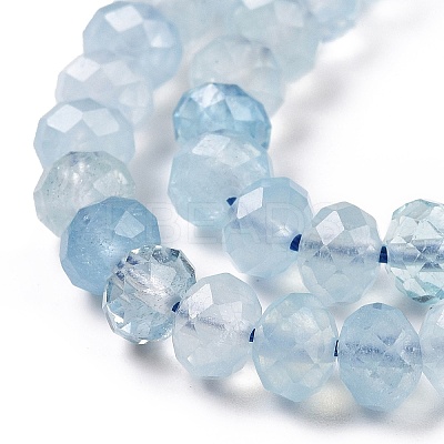 Natural Aquamarine Beads Strands G-H278-05-1