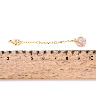 Brass End with Chains KK-P291-07G-1