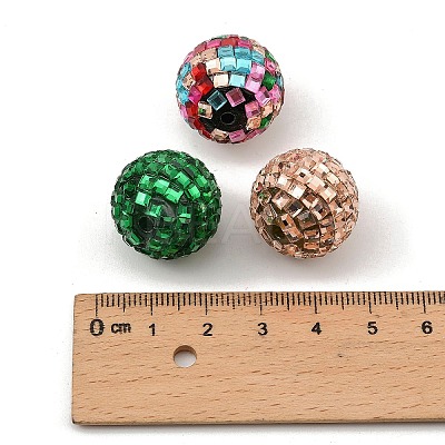 Acrylic Rhinestone Beads OACR-D307-01-20mm-1