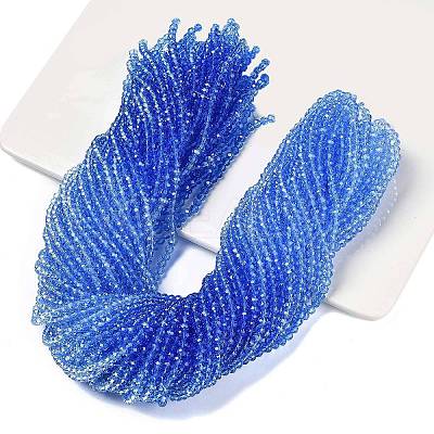 Transparent Painted Glass Beads Strands DGLA-A034-T3mm-A01-1