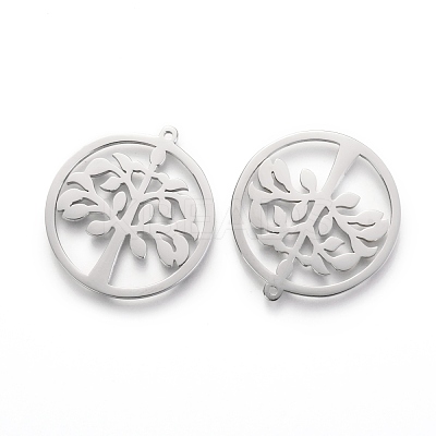 Non-Tarnish 304 Stainless Steel Pendants STAS-L245-011P-1