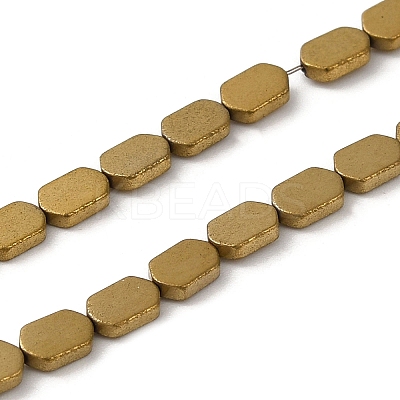 Electroplated Synthetic Non-Magnetic Hematite Beads Strands G-E610-A01-G-1