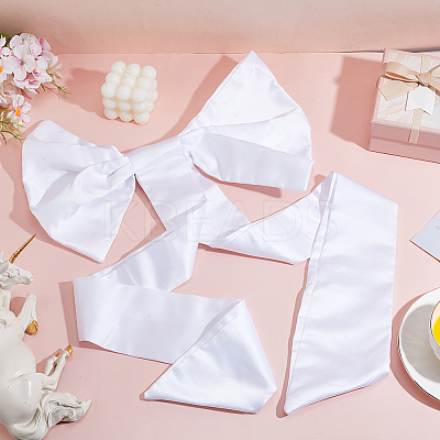Detachable Velvet Bowknot for Garment Wedding Dress Accessories DIY-WH0588-13-1