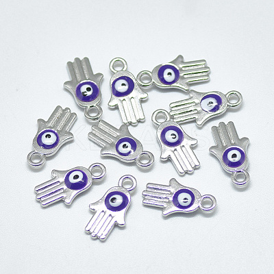 Platinum Plated Alloy Charms ENAM-S117-28F-1