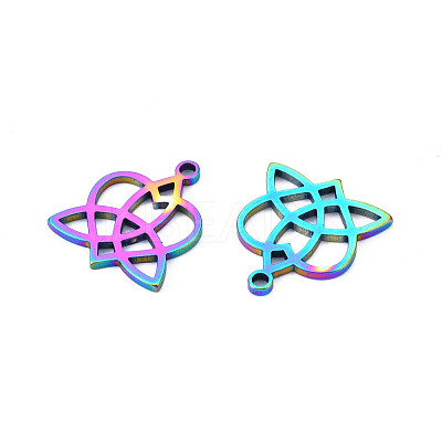Ion Plating(IP) 201 Stainless Steel Pendants STAS-T063-169M-1