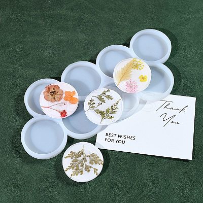 Flat Round DIY Silicone Molds LS-DIY-A053-17B-1