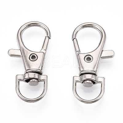 Alloy Swivel Lobster Claw Clasps FIND-T069-01B-P-1