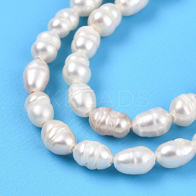 Natural Cultured Freshwater Pearl Beads Strands PEAR-N012-03O-1