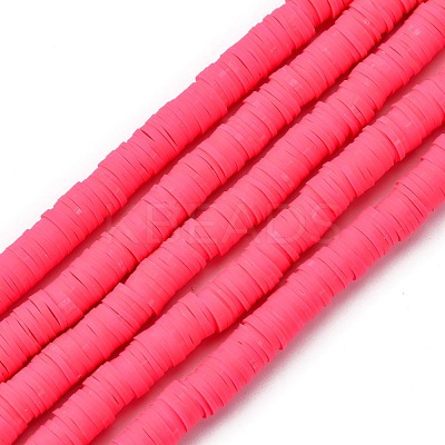 Handmade Polymer Clay Beads Strands CLAY-R089-8mm-Q073-1
