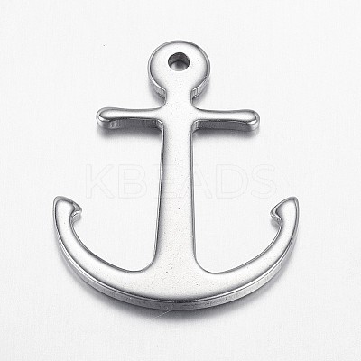 Tarnish Resistant 304 Stainless Steel Pendants STAS-E136-10-1