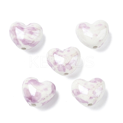 Glazed Porcelain Beads PORC-K003-04-1