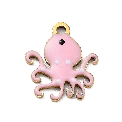 Ion Plating(IP) 201 Stainless Steel Charms STAS-A101-01B-03G-1