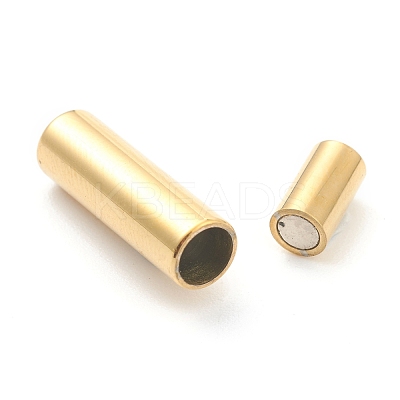 Ion Plating(IP) 304 Stainless Steel Magnetic Clasps STAS-O148-09D-G-1