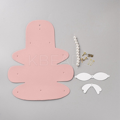Bowknot PU Leather Wedding Candy Storage Pouches ABAG-WH0044-54-1