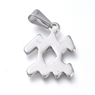 Non-Tarnish 304 Stainless Steel Pendants STAS-L210-06L-P-01-1