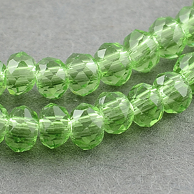 Transparent Glass Beads Strands GLAA-R135-2mm-11-1