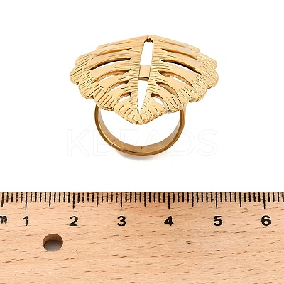 304 Stainless Steel Finger Rings for Women LS-RJEW-U050-01G-1