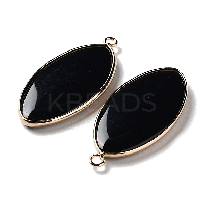 Natural Obsidian Pendants G-G063-03C-1