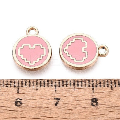 Alloy Enamel Pendants ENAM-Q002-01G-04-1