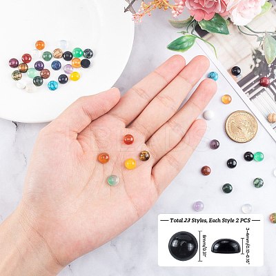 Natural & Synthetic Gemstone Cabochons G-PH0034-41-1