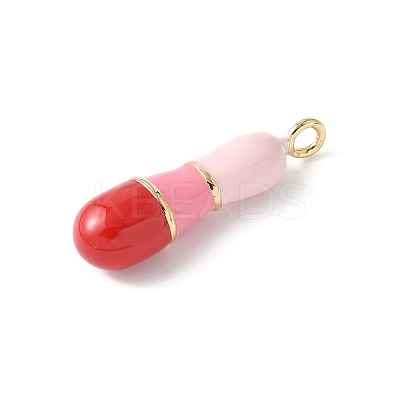 Brass Enamel Pendants KK-E093-03G-I-02-1