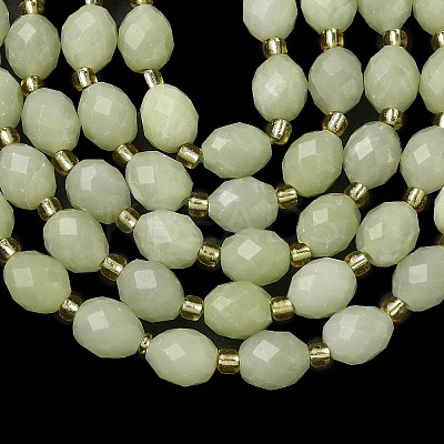 Natural Lemon Jade Beads Strands G-F809-A14-01-1