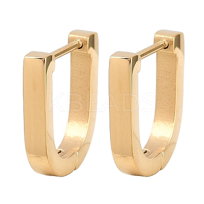 304 Stainless Steel Arch Hoop Earrings EJEW-I320-26G-01-1