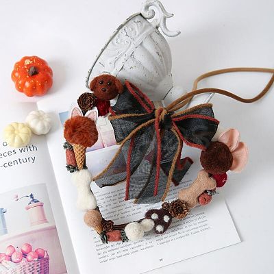 Heart Shape Rattan Vine Branch Wreath Hoop DIY-B022-02A-1
