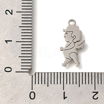201 Stainless Steel Pendants STAS-R136-08P-1