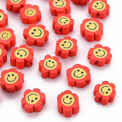 Handmade Polymer Clay Beads X-CLAY-N011-011G-1