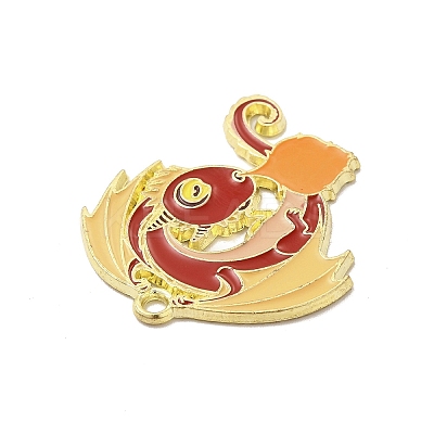 Alloy Enamel Pendants ENAM-A143-10KCG-02-1