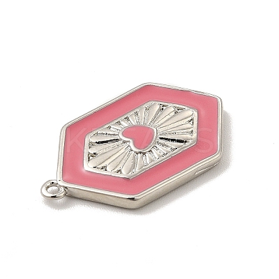 Brass Enamel Pendants KK-P230-01P-1