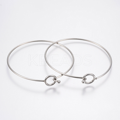 Tarnish Resistant 304 Stainless Steel Expandable Bangle Making STAS-F148-01P-1
