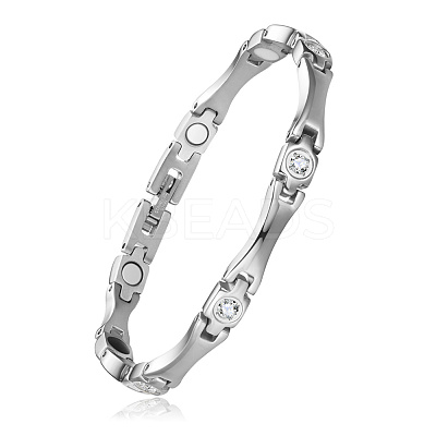 Stainless Steel Panther Chain Watch Band Bracelets JB676A-1