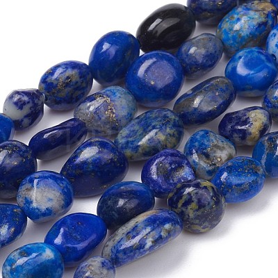 Natural Lapis Lazuli Beads Strands X-G-L493-40-1